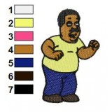 Cleveland Brown Embroidery Design